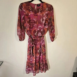 Tacera Sunburst Popover Dress